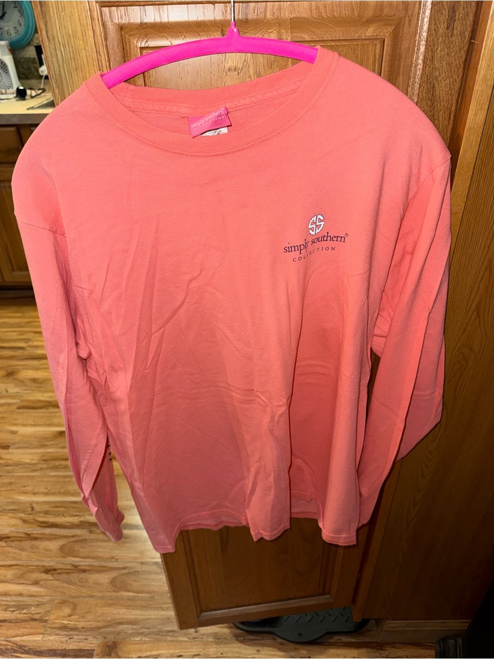 Simply Southern women’s Coral Long-Sleeve Tee